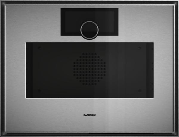 Gaggenau GS470120 - Serie Expressive, Dampfbackofen, Edelstahl hinter Rauchglas, Türanschlag: rechts, 60 x 45 cm, 5 Jahre Garantie!